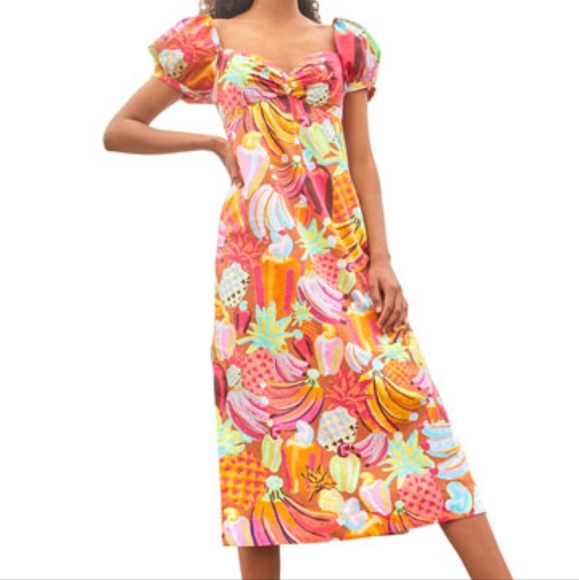 FARM Rio Dresses Farm Rio Fruit Salad Maxi Dress Poshmark